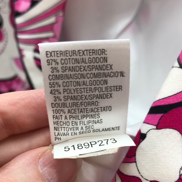 TAHARI Retro Print Blazer 10P - Picture 8 of 13